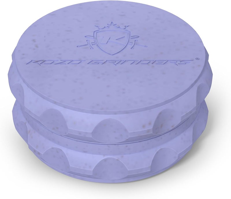 KOZO 2.5" Grinder 2-Piece Strong Grip (Blue) - Image 1